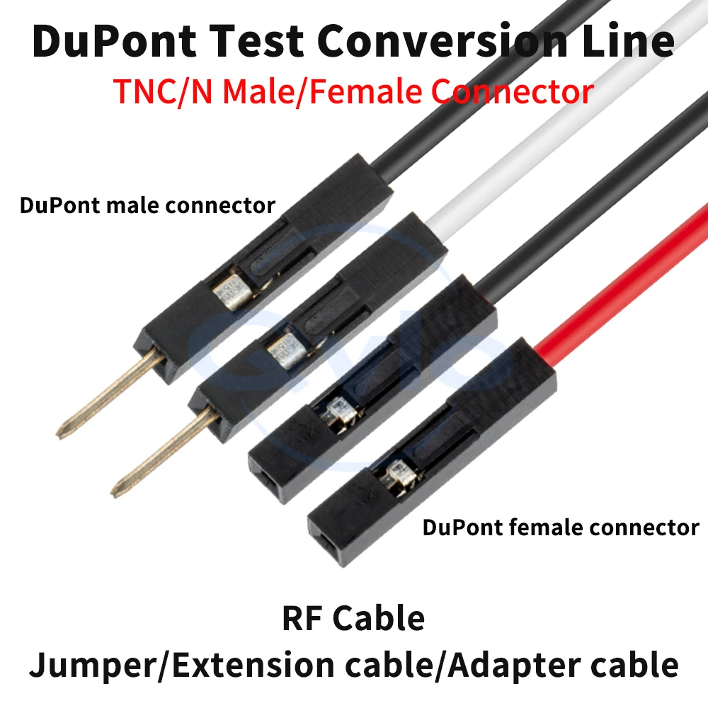 

DuPont Connector TNC/N to DuPont Cable Adapter Male to Female Extension Test Cable Dual-Ended Connection Cable (1 pcs)