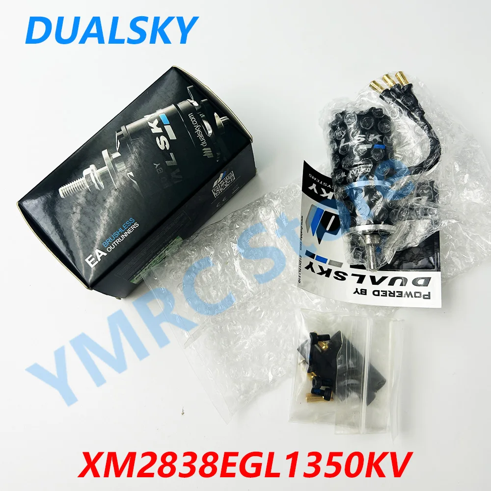 

Dualsky XM2838EG / 1350KV Long Shaft Brushless Outer Rotor Motor for 800g-2000g F5J P5B Electric Glider