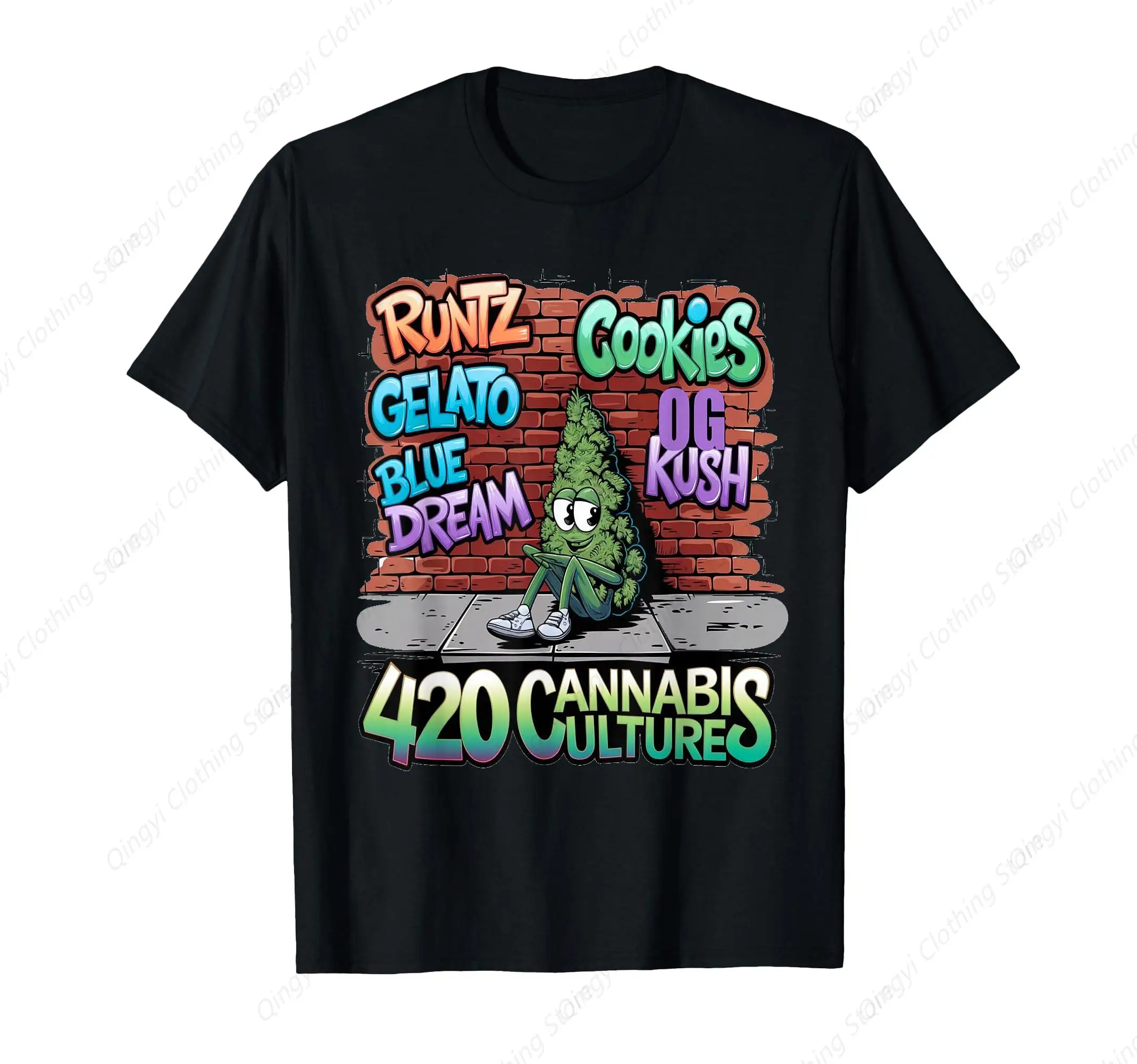 

420 Cannabis Bud Runtz Gelato Cookies Weed Strain T-Shirt