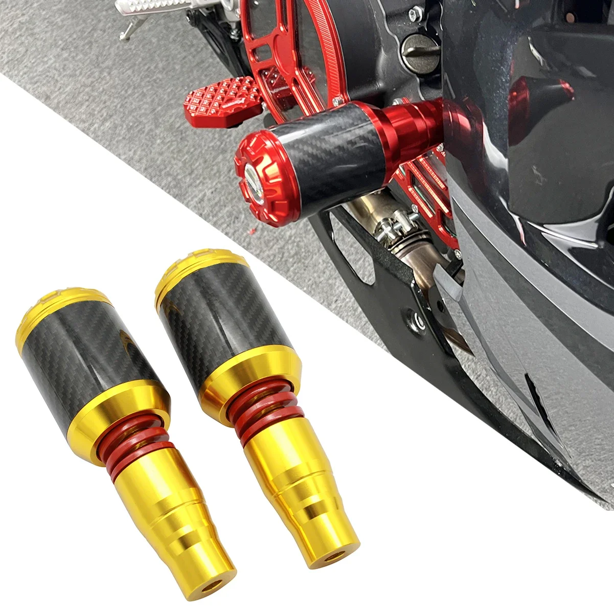 

SEMSPEED For Yamaha XMAX300 XMAX250 XMAX125 2023-2025 Carbon Fiber Frame Slider & Fairing Guard Anti-Crash Protector