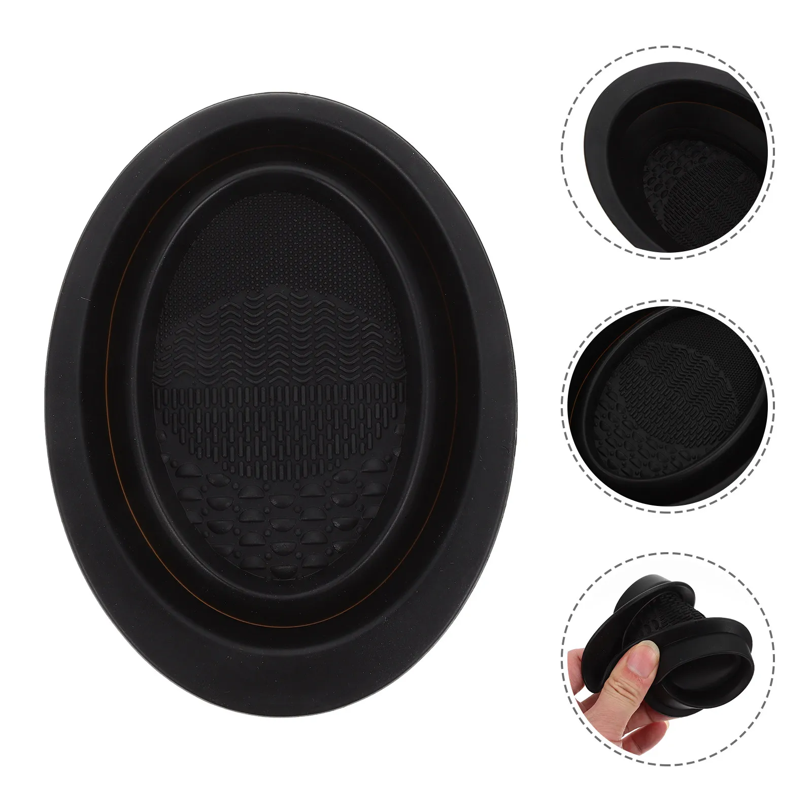Brush Cleaning Mat Brush Cleaning Pad Silicone Scrubbing Mat For Brushes Deep Clean Texture Easy Hold Tool