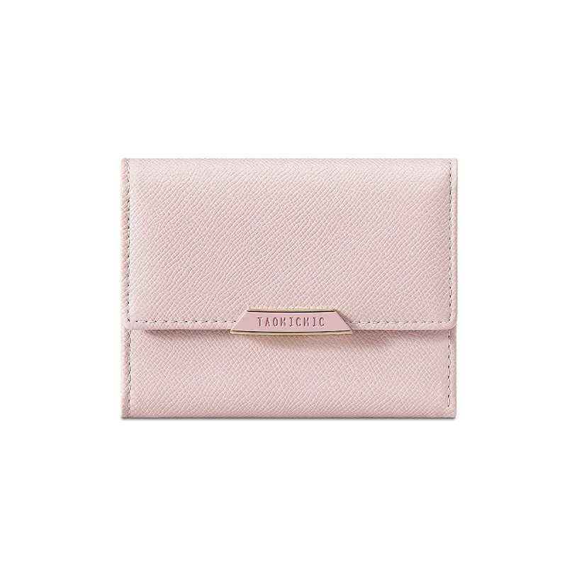 Portefeuille court simple en cuir pour femme, Ins Tassel Premium, fouet, petit, pliable, multi-cartes