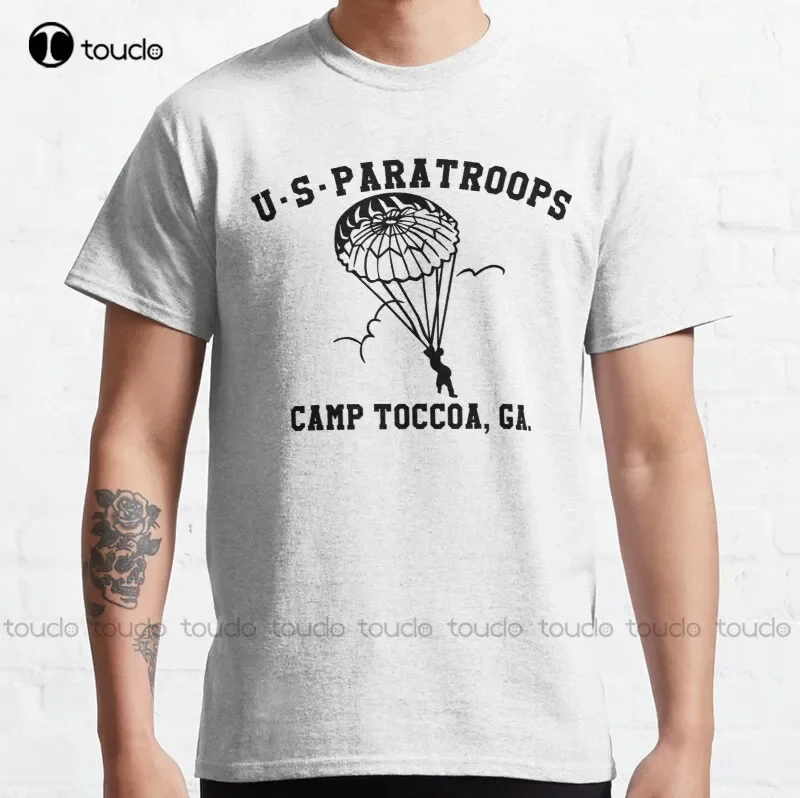 Новая рубашка Camp Toccoa Pt, классическая футболка, пляжные рубашки для мужчин, S-5XL, рубашка для мужчин, унисекс