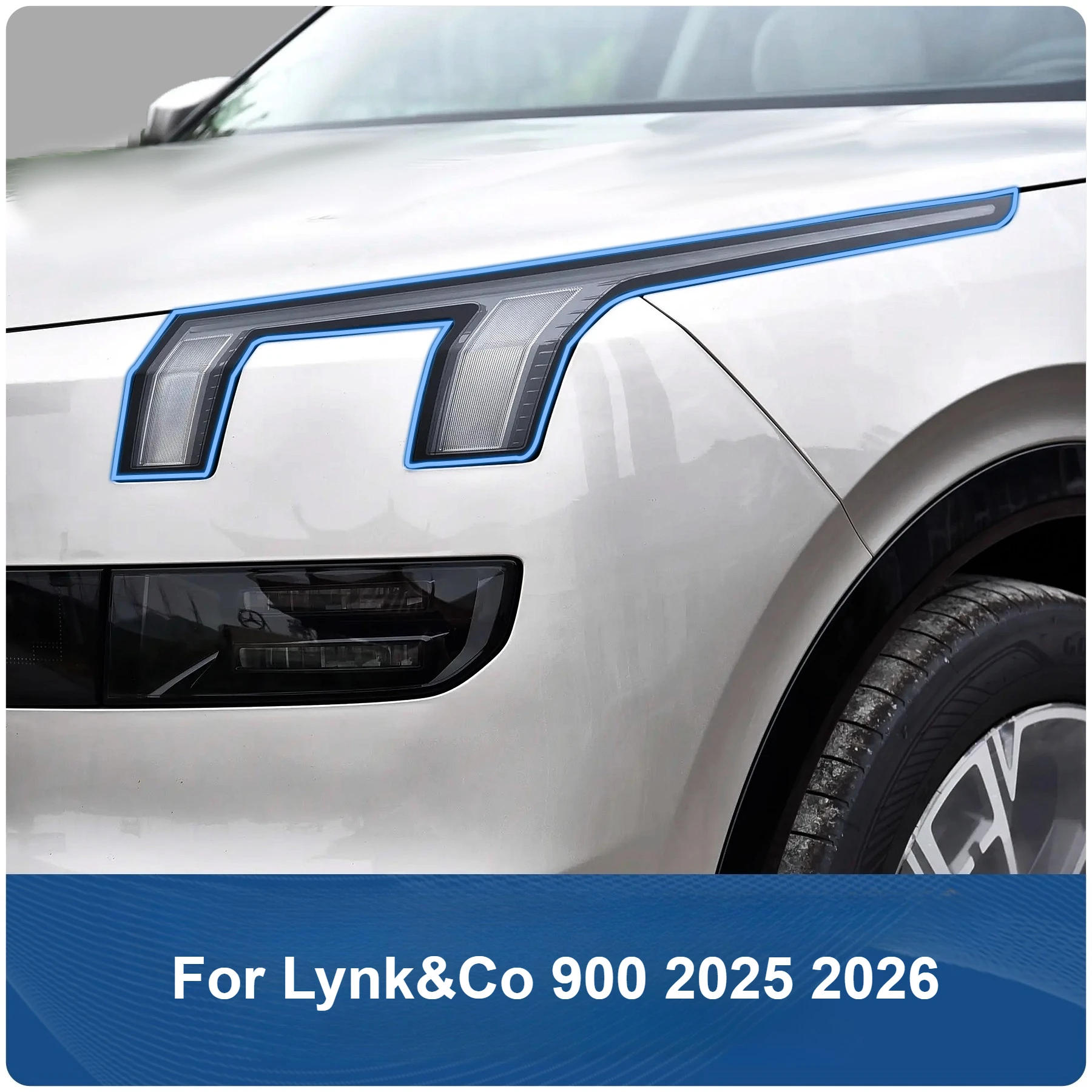 

For Lynk&Co 900 2025 2026 Headlight TPU Film Anti-scratch Tail Light Protective Film Car Stickers Exterior Decoration Accessory