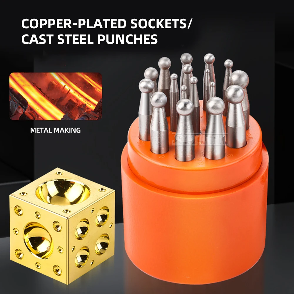 Gold Jewelry Manufacturing Tools,Square Dies, Bead Dies, Anvils, Punches, Bell-Making Tools, and Gold-Beating Tools