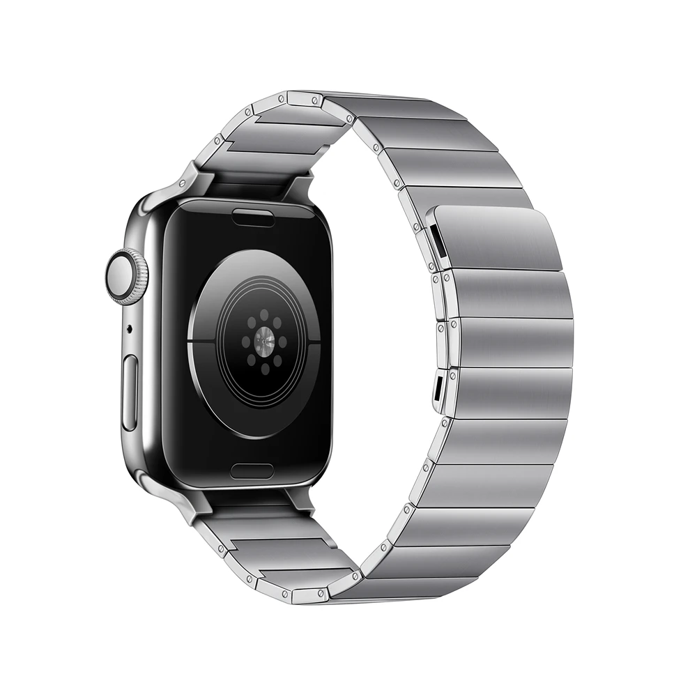 

Magnetic Loop Strap For Apple watch Band 44mm 40mm 45mm 41mm 42mm 38mm Metal Stainless steel bracelet iWatch serie 7 6 5 SE 4 3