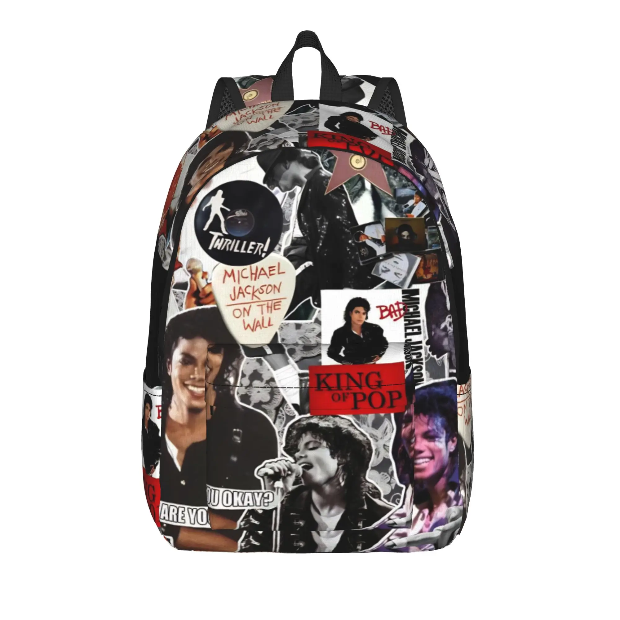 Michael Jacksons Musical Movie 2026 Cool Backpack with Pocket Student Business  Daypack for Men Women Laptop Canvas Bags