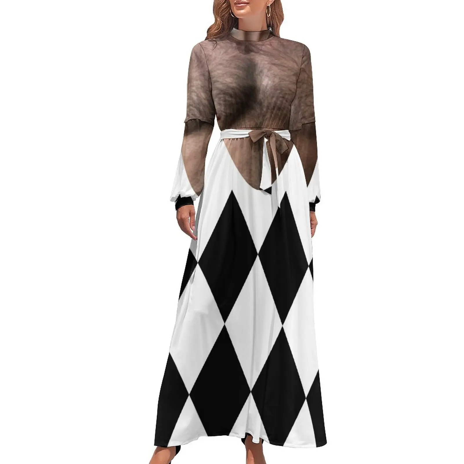 

70's Freddie Mercury Long Dress women's evening dresses long dresses for women evening dress woman
