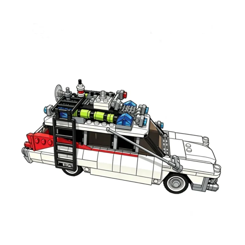 2352 Teile, Kreatives Auto-Bausteine-Set, Desktop-Dekoration für erwachsene Autofans, schönes Geschenk für Halloween- und Weihnachtsfeiern