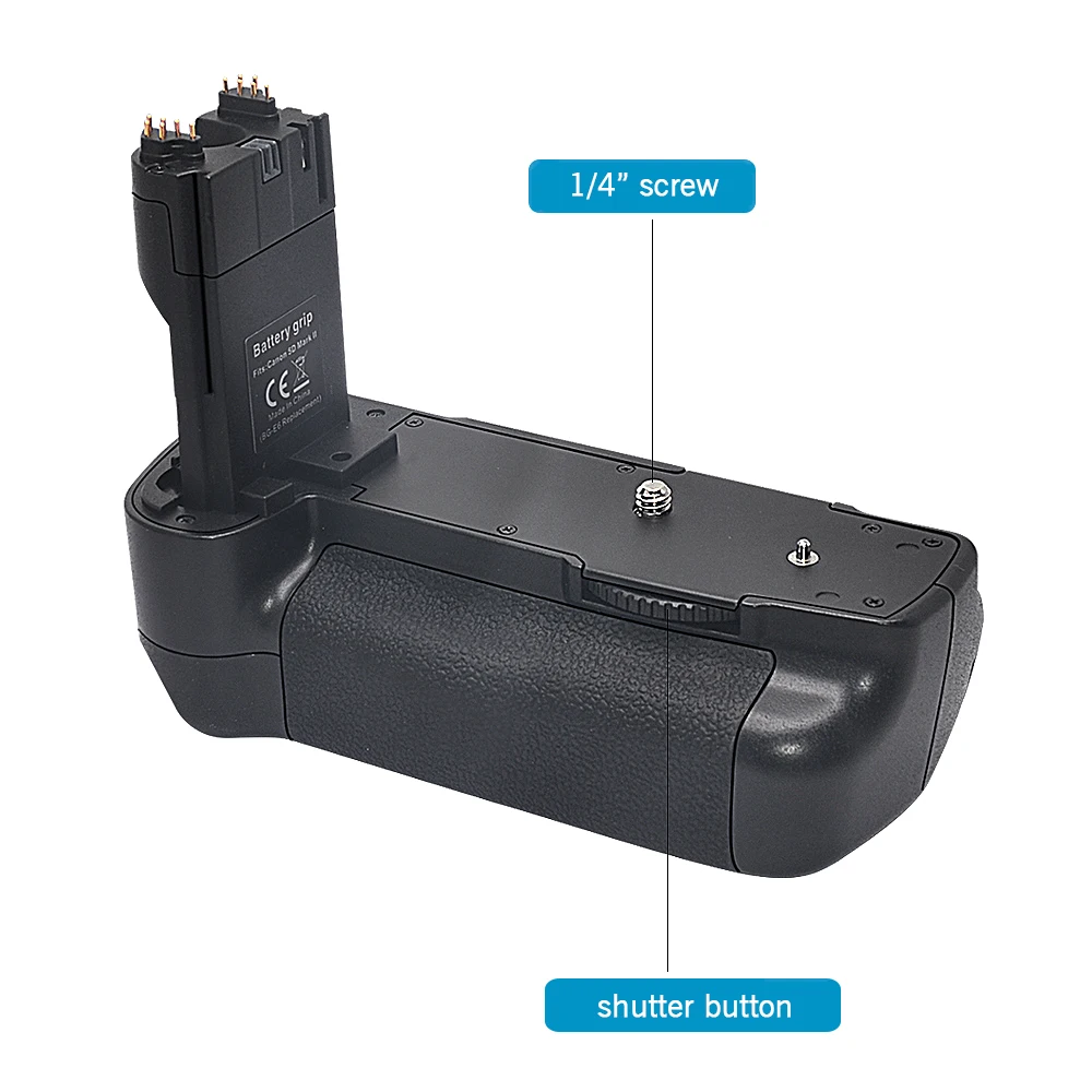 Вертикальный держатель аккумулятора Mcoplus BG-5DII для камеры Canon EOS 5D Mark II 5D2, замена как BG-E6 BGE6