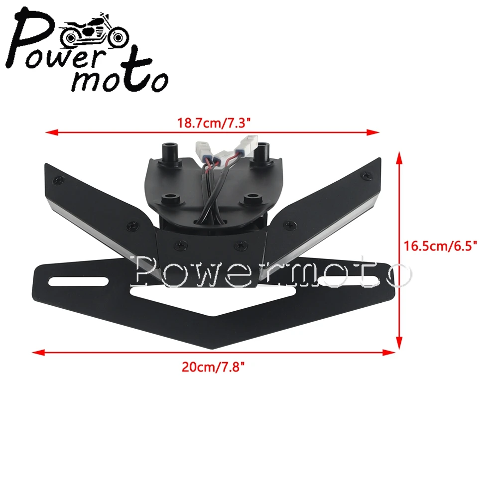 لوحة ترخيص حامل بدوره أضواء الإشارة ل Ducati PANIGALE V4 V4S V 4 2025 دراجة نارية مصباح ليد الذيل مرتب الحاجز مزيل عدة