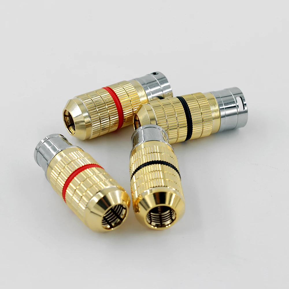 

Premium US-Made Rhodium-Coated 3-Pin XLR Adapter Pair for Hi-End Balanced Signal Integrity​
