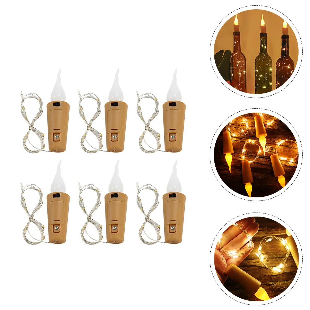 6Pcs Wine Bottle St…