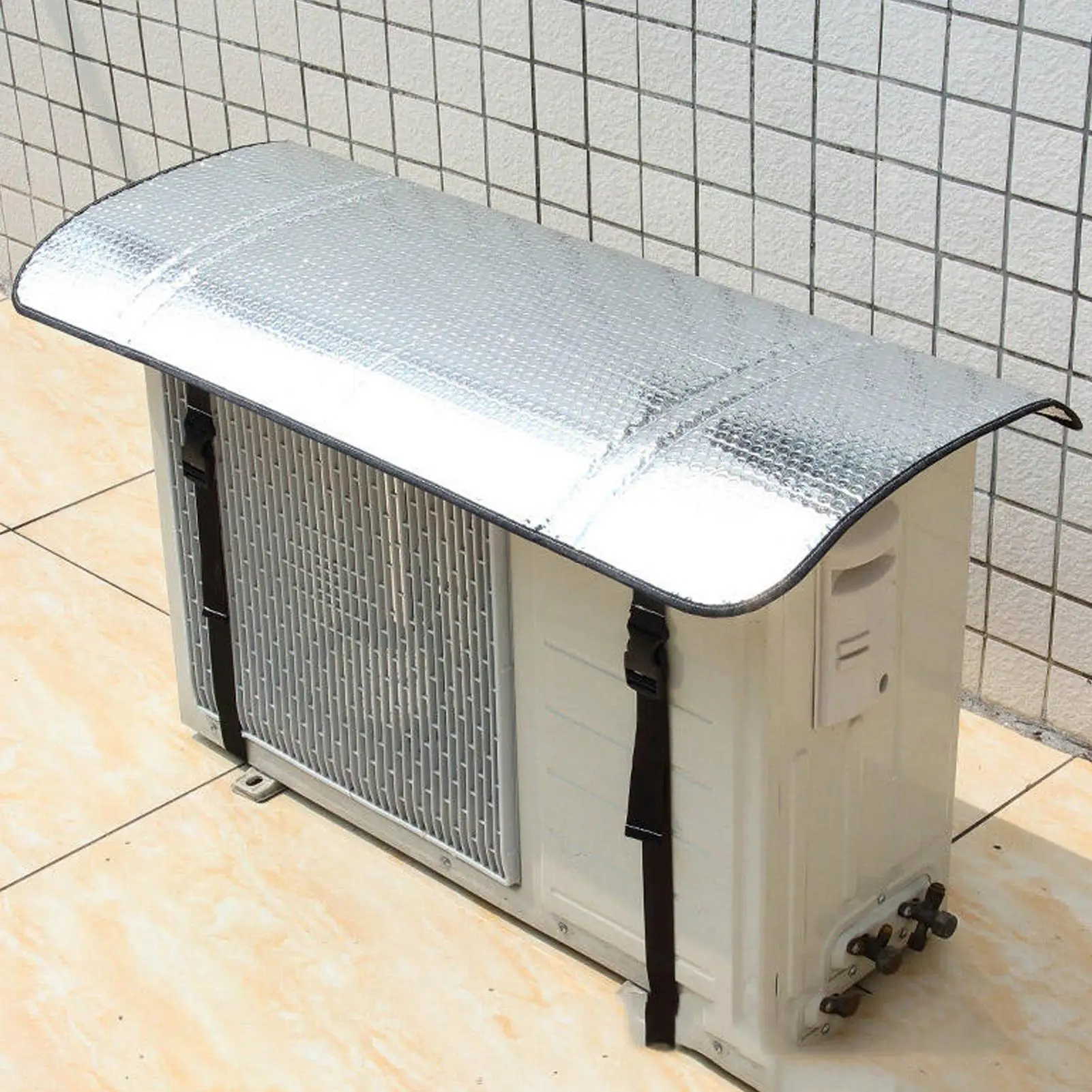 

Air Conditioning Cover Outdoor Sun Rainproof Temperature Reduce Anti-Dust Anti-Snow Cleaning Cover Top Protective Cover