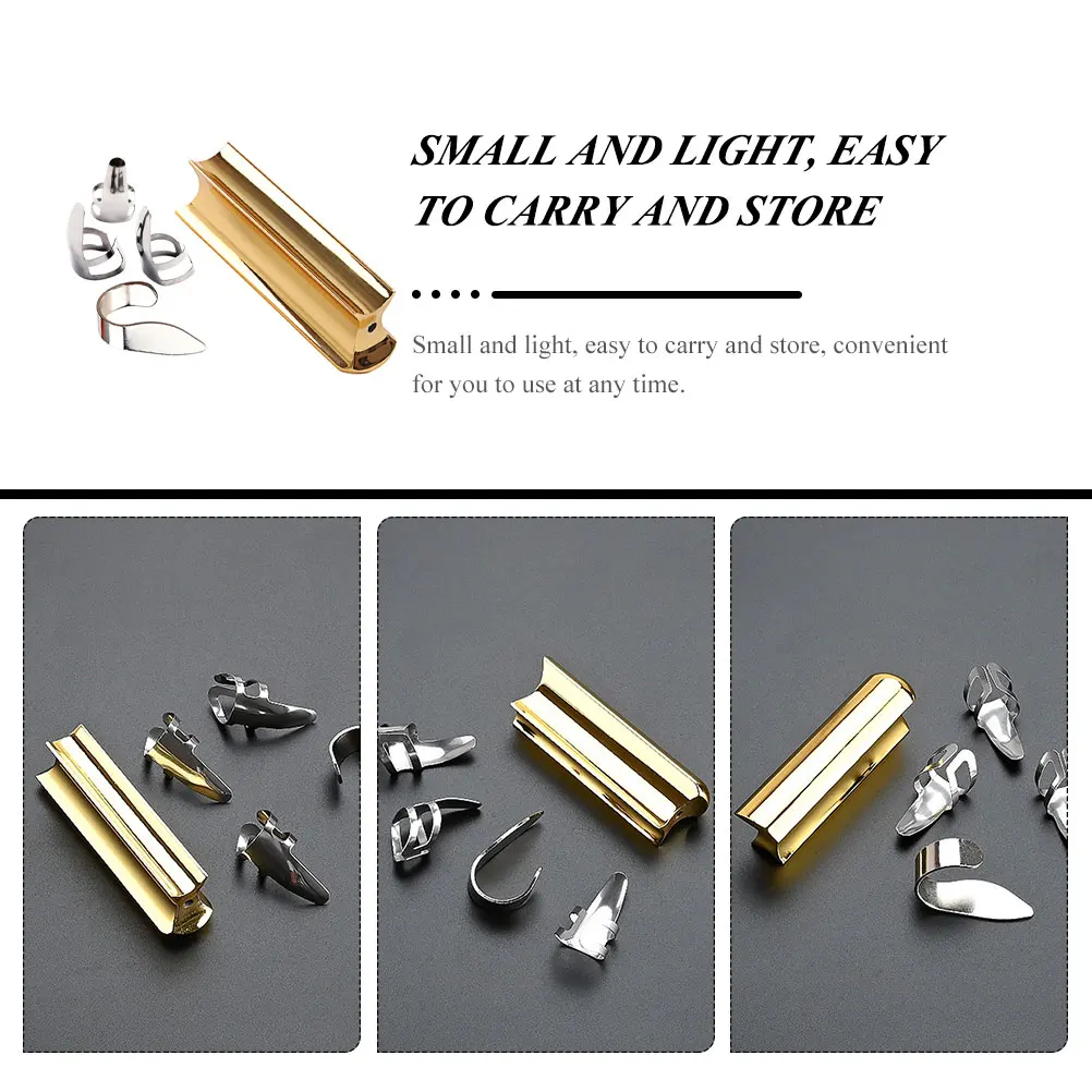 

Guitar Slider Slides for Acoustic Steel Accessories Kit Pick Metal Stick Electric Bars