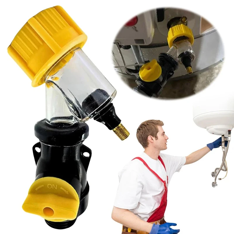 

1/2Pcs Cleaning and Flushing Tool for Electric or Gas Water Heaters Removes Sediment Accessory Water Heater Plumbed Appliances