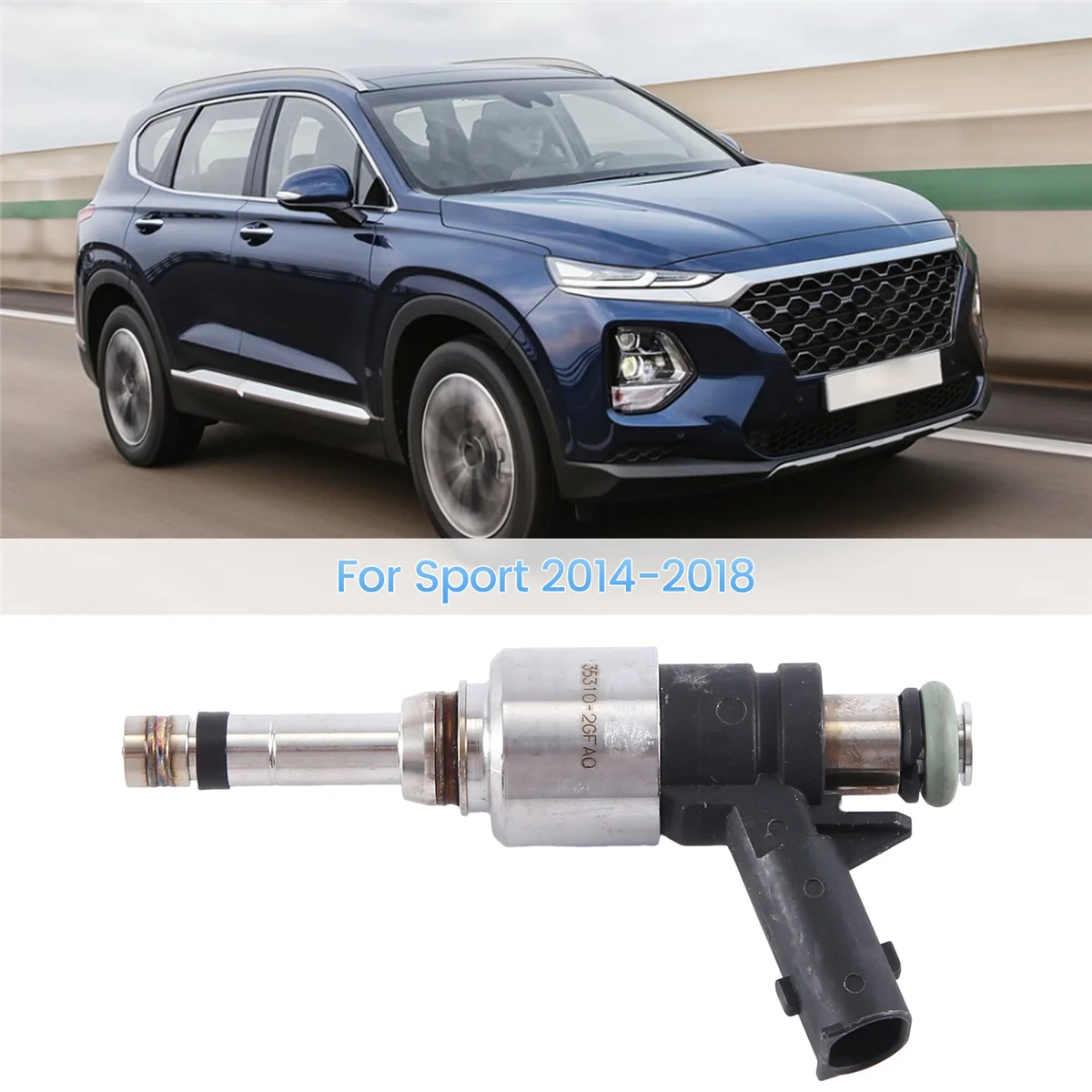 

4 шт. автомобильная топливная форсунка для Hyundai Santa Fe Sport 2014-2018