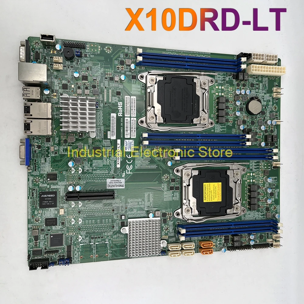 Two-way X99 LGA 2011 C612 E5-2600 V4/V3 DDR4 E-ATX PCI-E 3.0 For Supermicro Motherboard X10DRD-LT 