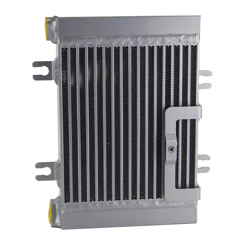 Aluminum Upgrade Drop-in Fitment Oil Cooler Fits for Nissan GT-R R35 2009-2019 Silver/Black