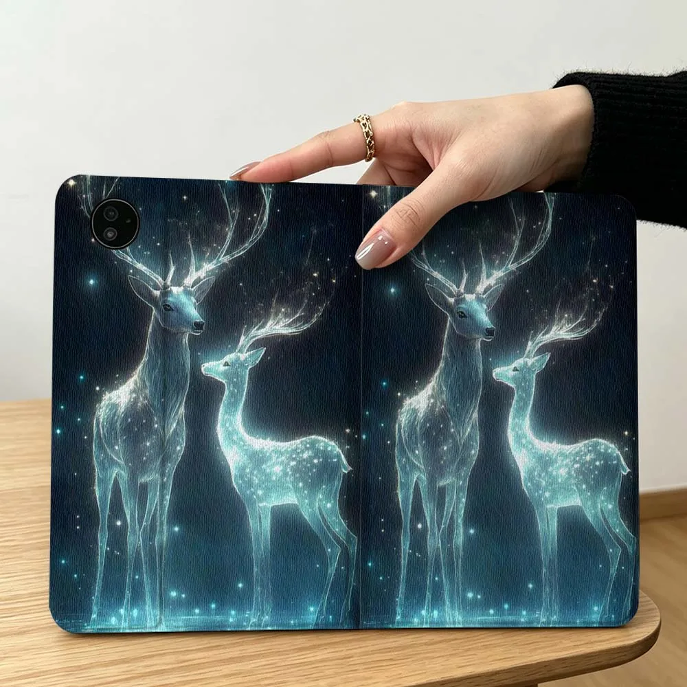 

Magical deer Art Pen Tray For Lenovo Xiaoxin Pad Pro Tab P12 P11 11 13 11.2 11.5 10.6 inch K11 Plus Tablet Case