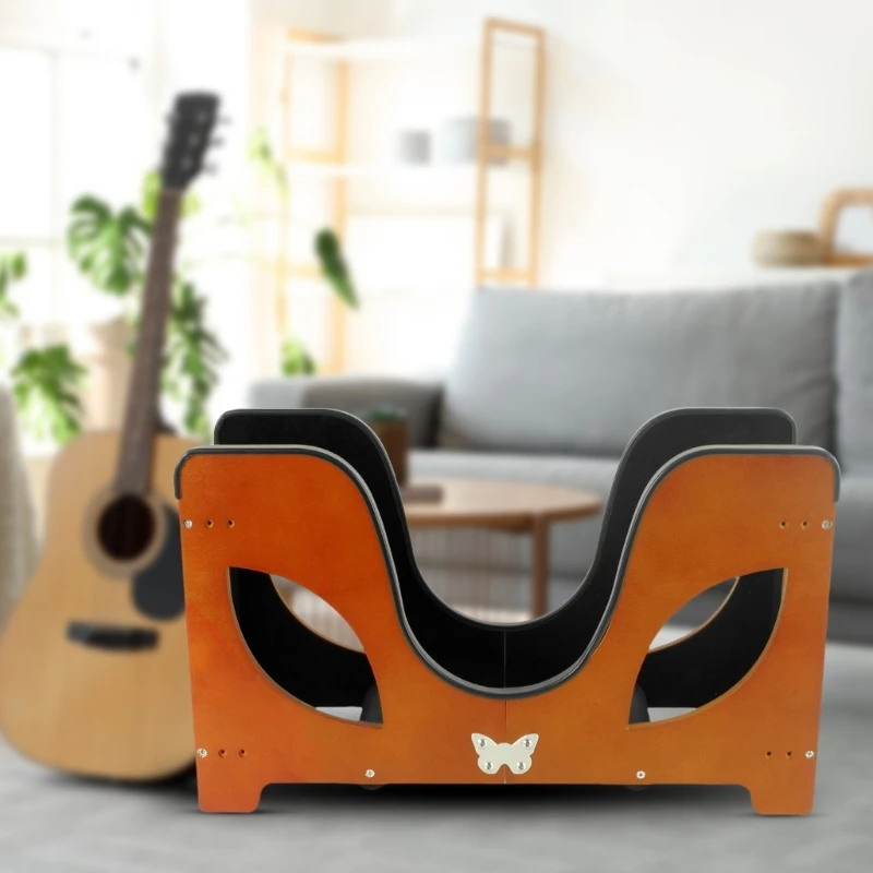 Guitar Standing Musical Instrument Holder with Smooth Side for Ukulele Violins