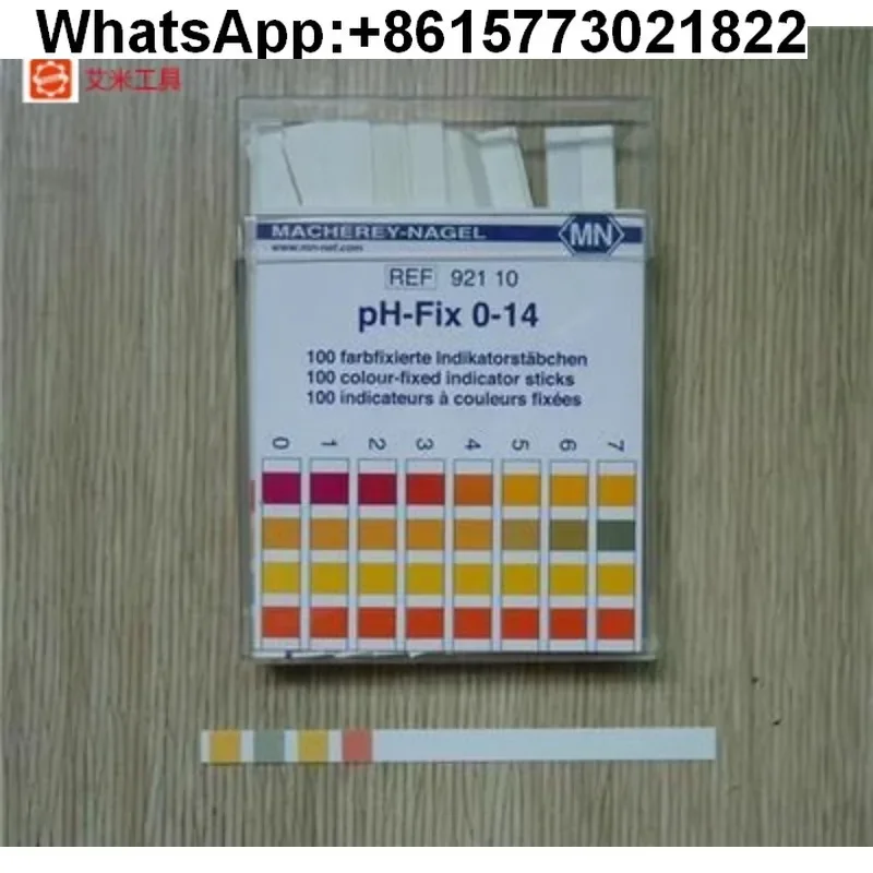 

Germany MN rapid water quality test paper 92110 test paper PH0-14 strip shape