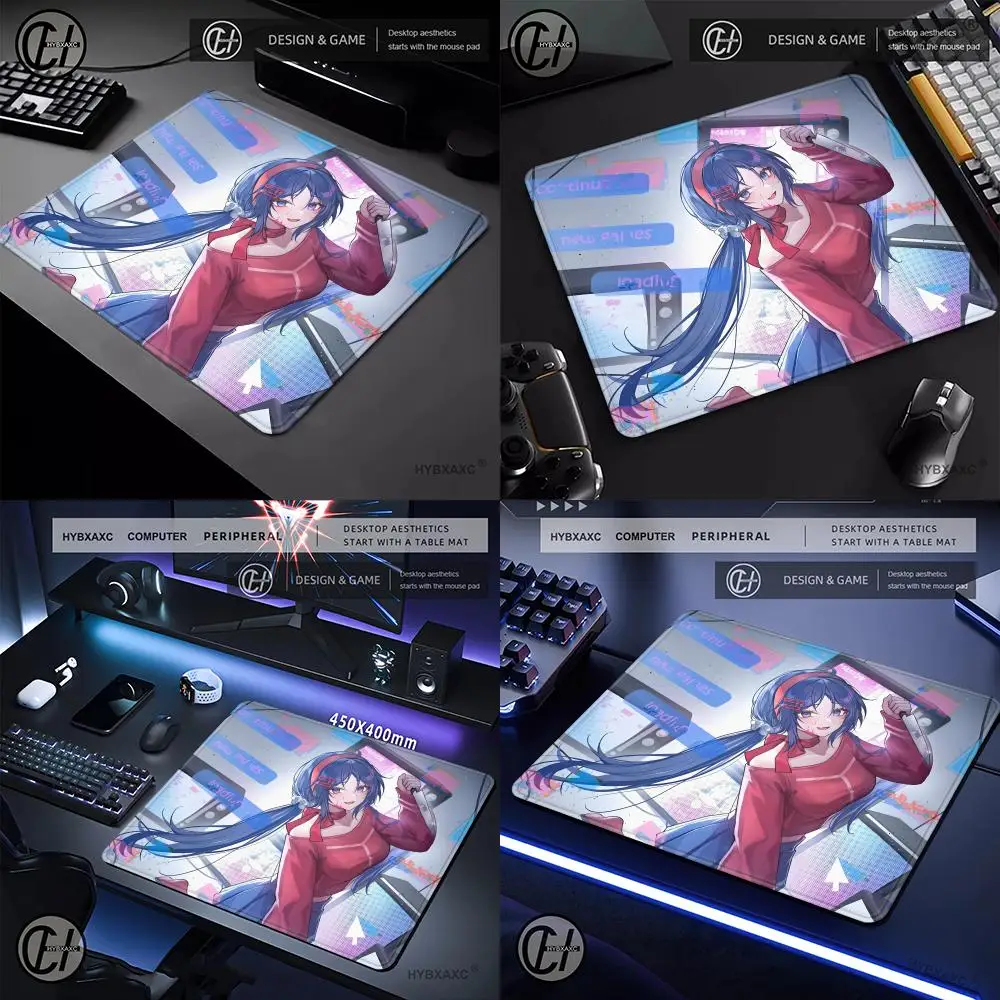

Miside Mita GirlfriendS Mouse Pad Cartoon rubber Small mouse pad desktop computer office keyboard e-sports ROGs game