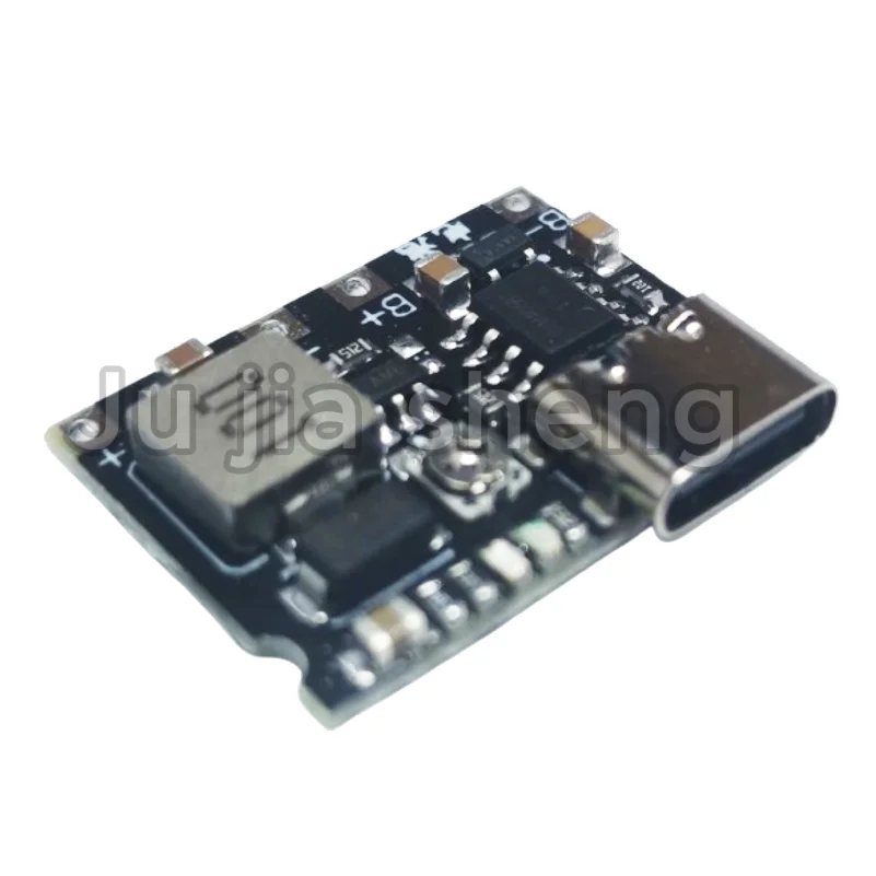 5-20 قطعة 3.7 فولت إلى 9 فولت 5 فولت 2A DC-DC تصعيد دفعة وحدة Type-C 18650 بطارية ليثيوم شحن وتفريغ متكاملة قابل للتعديل