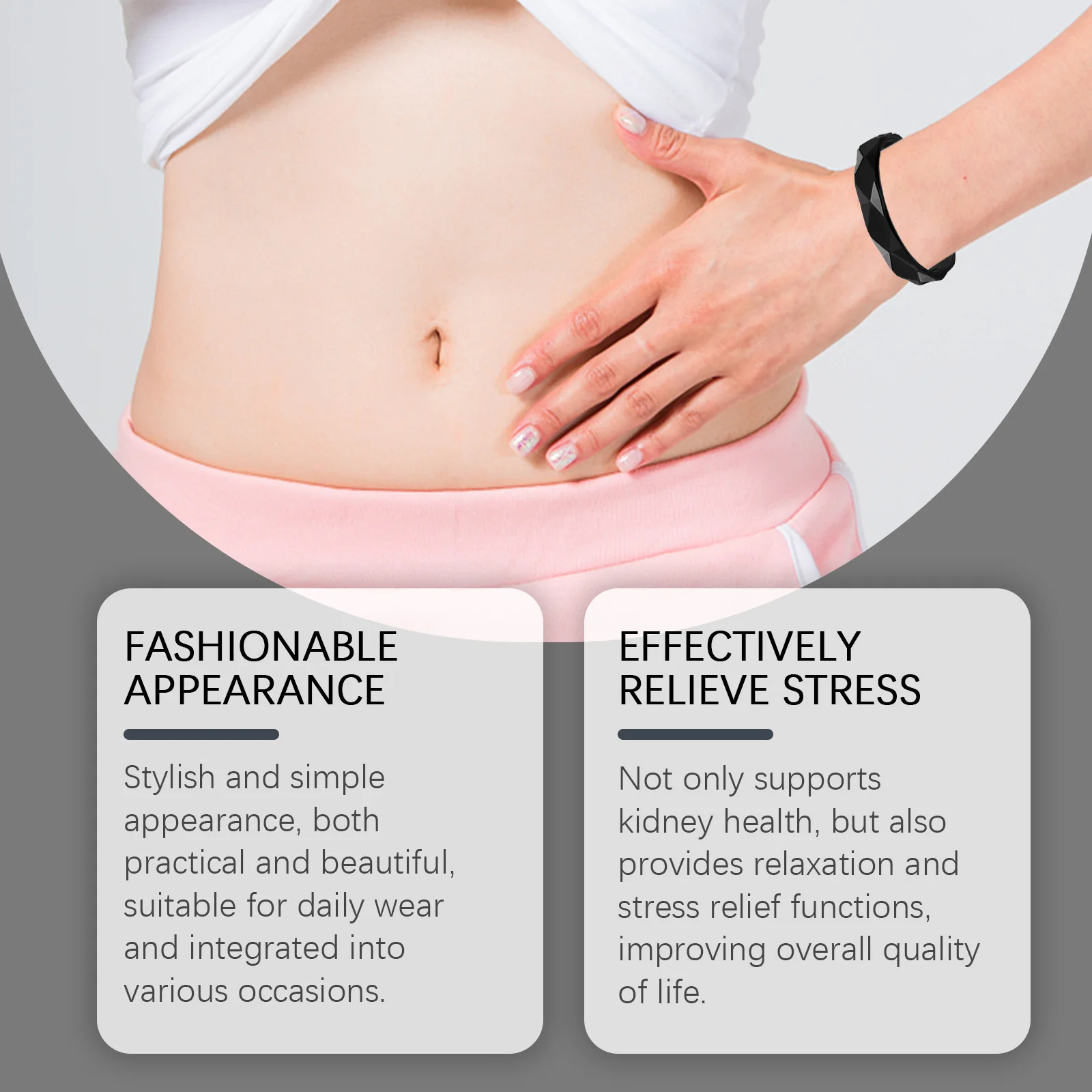 Body Care Bracelet, Portable Gentle & Adjustable, Lightweight & Skin‑Friendly, Relief Bracelet for Outdoor & Daily Use