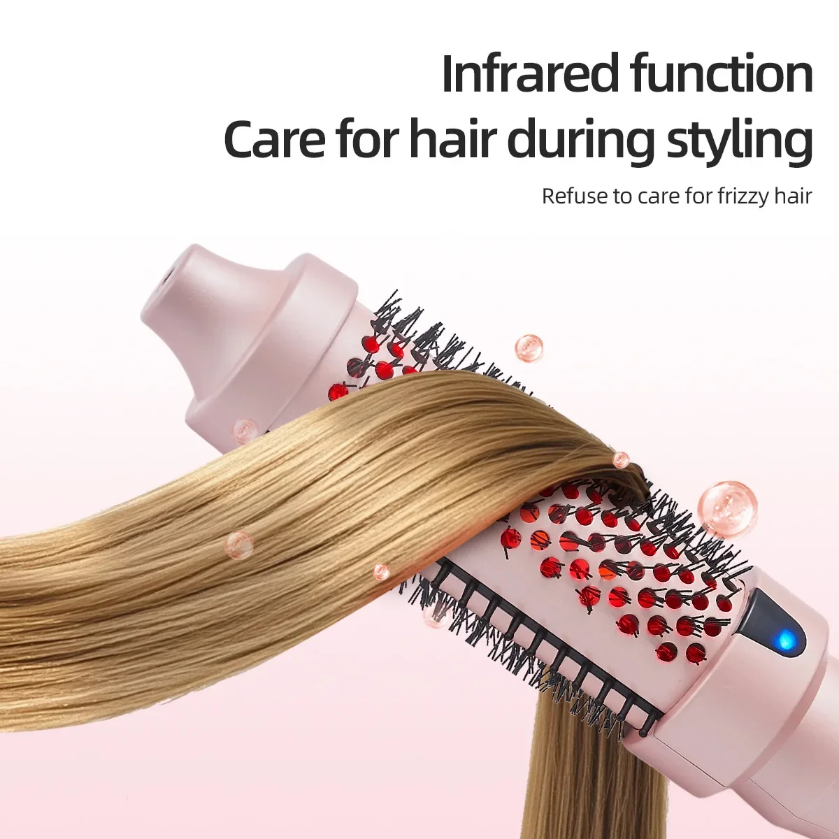 Best Seller Infrared Curling Comb Straight Hair Comb Curling Iron Fluffy Comb Short Hair Household Electric Curling Iron
