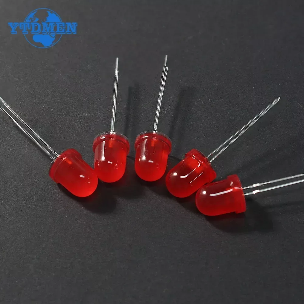 20/50pcs 8MM LED Diode F8 Light Emitting Diodes Red Green Blue Yellow White Electronic DIY Kit