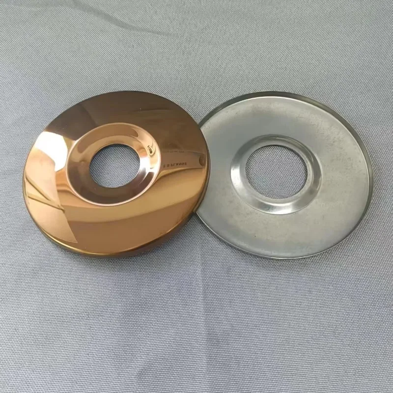 

Wholesale Customize Faucet Decorative Cover Stainless Steel Wall Cover Faucet Accessories Flange 40-100mm Rose Golden 1PCS