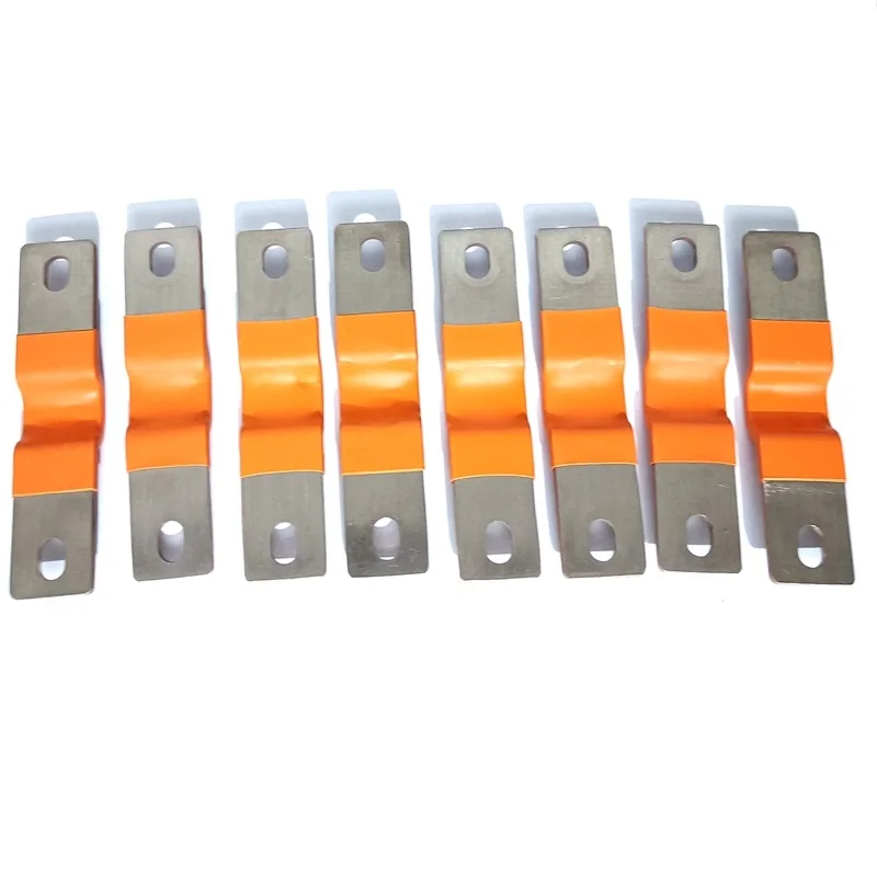 8 Stuks 3Mm Dikke Flexibele Rail M6 Berichten Bandjes 74Mm Gat Centrale Toonhoogte Connector Clip Contact Voor LiFePO4 280Ah Batterij Cellen