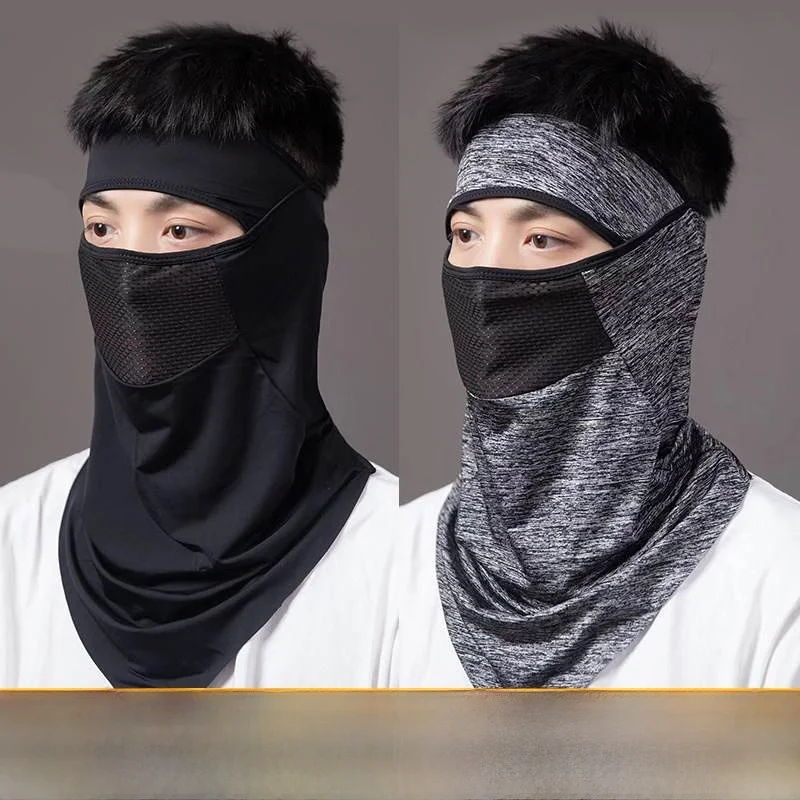 

Sun Protection Face Mask Full Face UV Protection Ice Silk Cycling Ne Warmer ex Summer Protection Heaear Face Cover