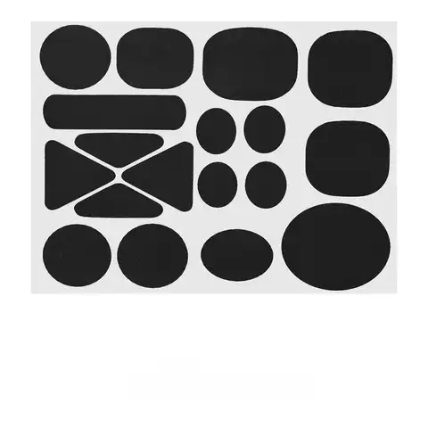 Självhäftande svarta lappar för dunjackor byxor kläder reparation tvättbar lapp kläder sömnad tyg 10 best sales självhäftande lapp - №1