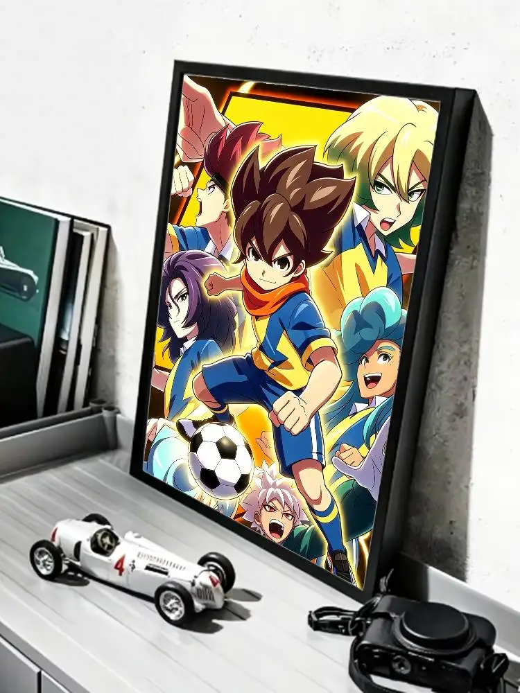 Soccer Anime Inazuma E-Eleven   Poster HD Self Adhesive Waterproof Wall Art Ideal for Home Office Dorm Gift