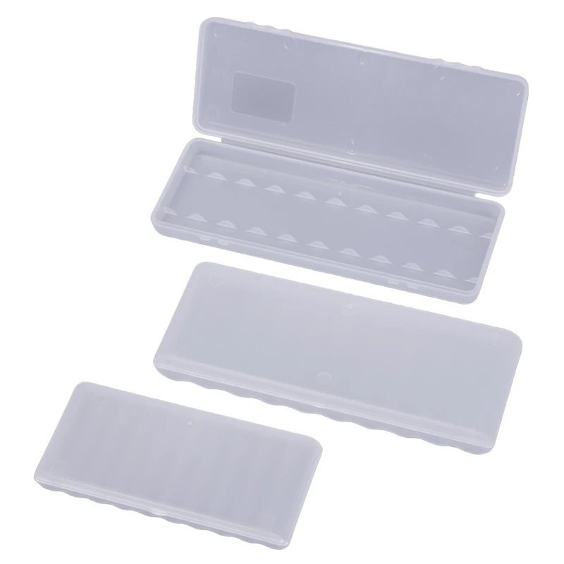 1PC DIY Accessories 10 Slot Portable Plastic Battery Storage Box Hard Container Case For AAA/AA Organizer