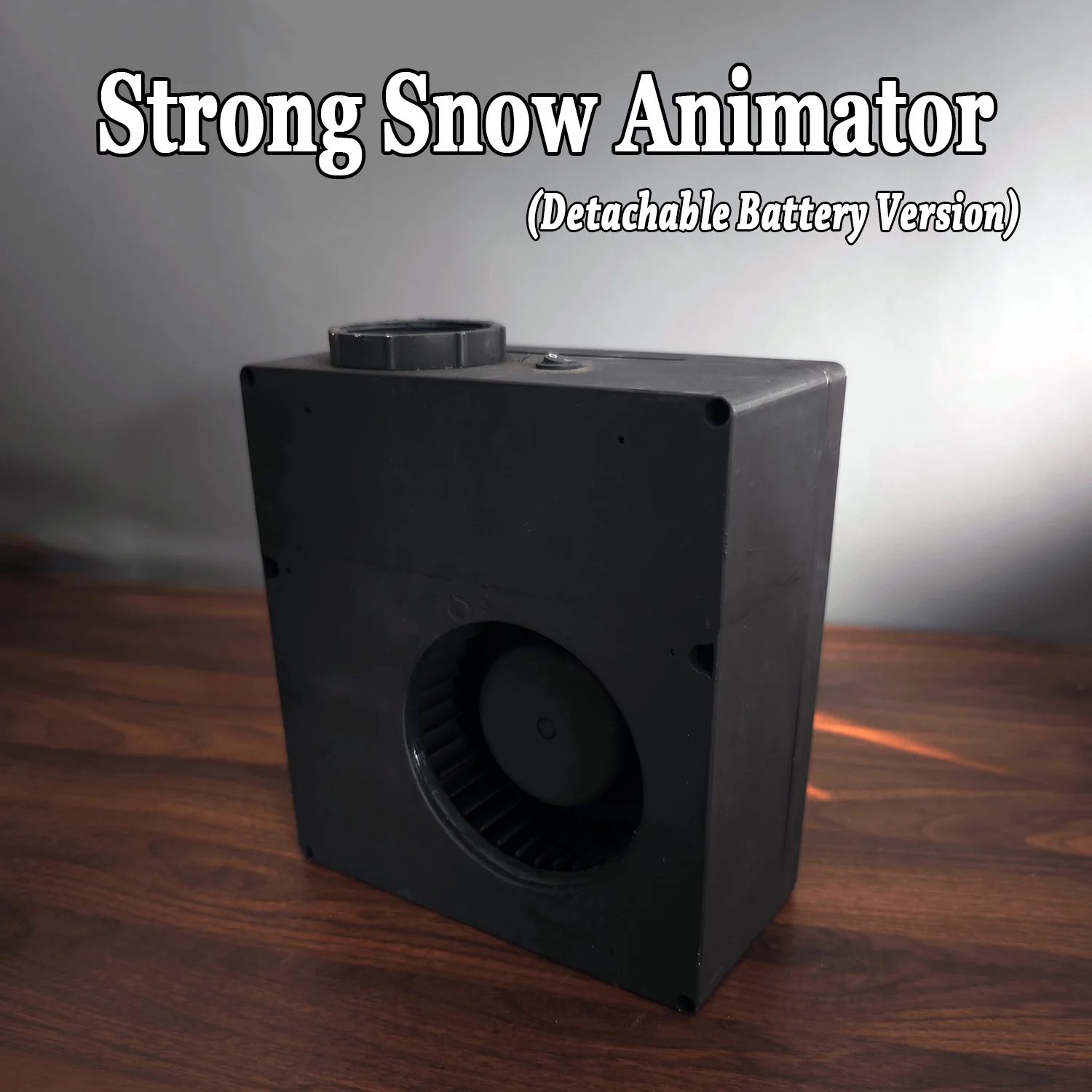 Strong Snow Animator (Detachable Battery Ver.) Magic Tricks Dual Control Snow Can Fly-up to 8 meters Professional Stage Gimmicks