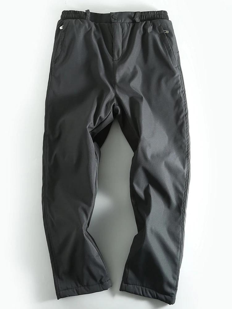 

Men's Winter Thiened Gold Velvet Fce Lined Straight Leg Cotton Sports Casual Pants Warm Comfortable Faion Urban Sle