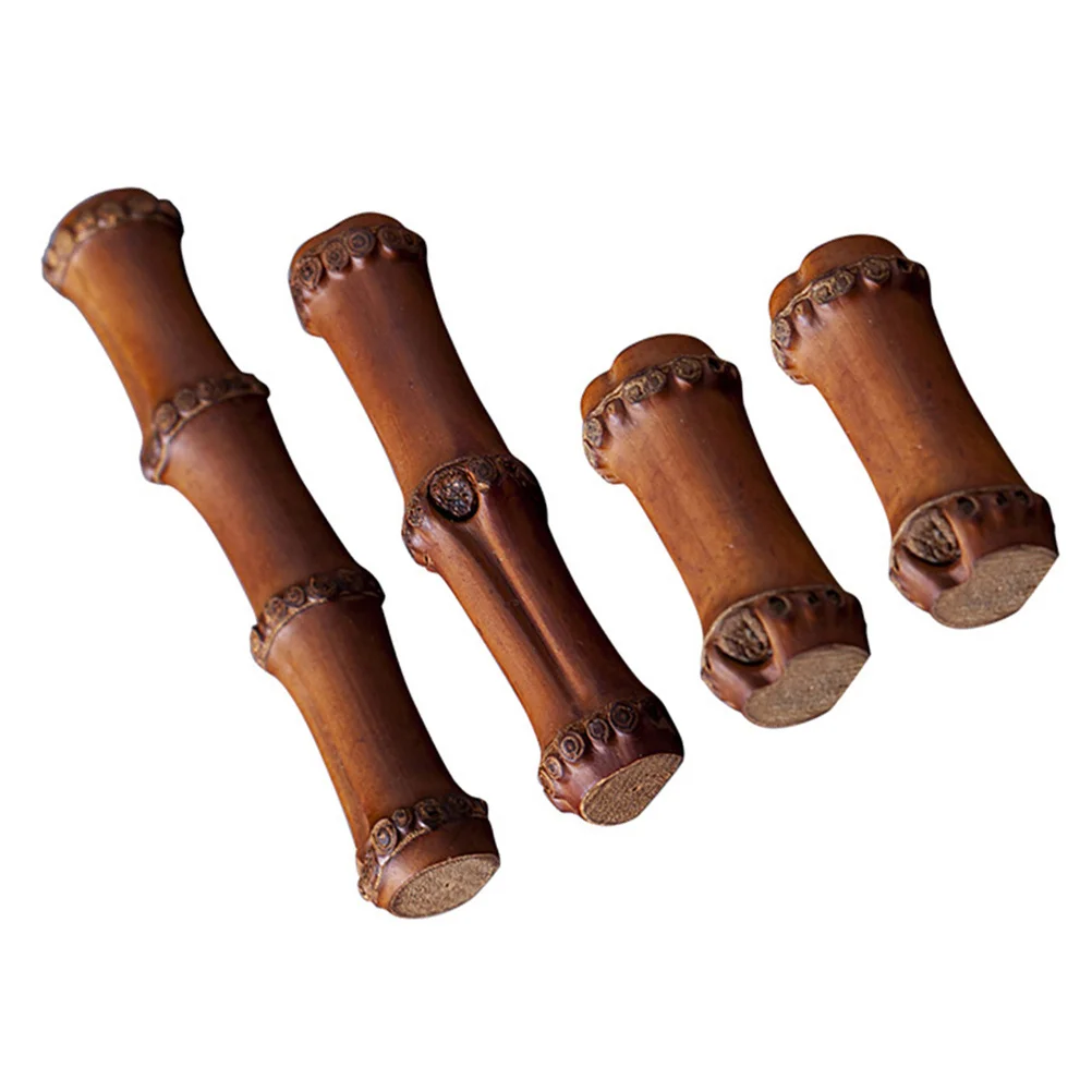 4Pcs Chinese Style Pen Pillow Brush Rests Retro Holder for Painting Calligraphy Pens Desk Storage Artistic Study Decor