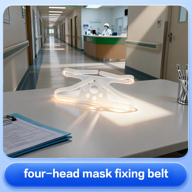 Replacement Strap Headgear For Cpap Mask Respirator Head Strap silicone Adjustable  Elastic Band Fixed Strap