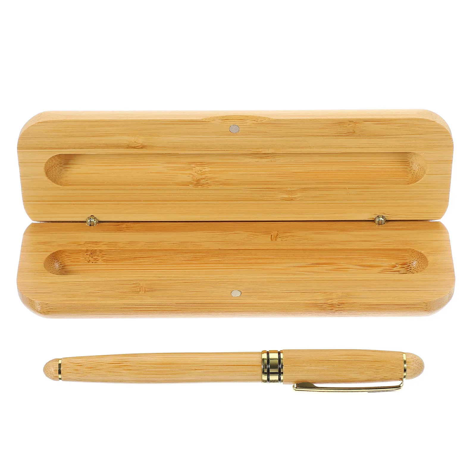 

Набор из 1 бамбуковой деревянной ручки для плавного письма, многофункциональная каллиграфическая ручка, элегантный ретро-стиль, канцелярские принадлежности для офиса и школы