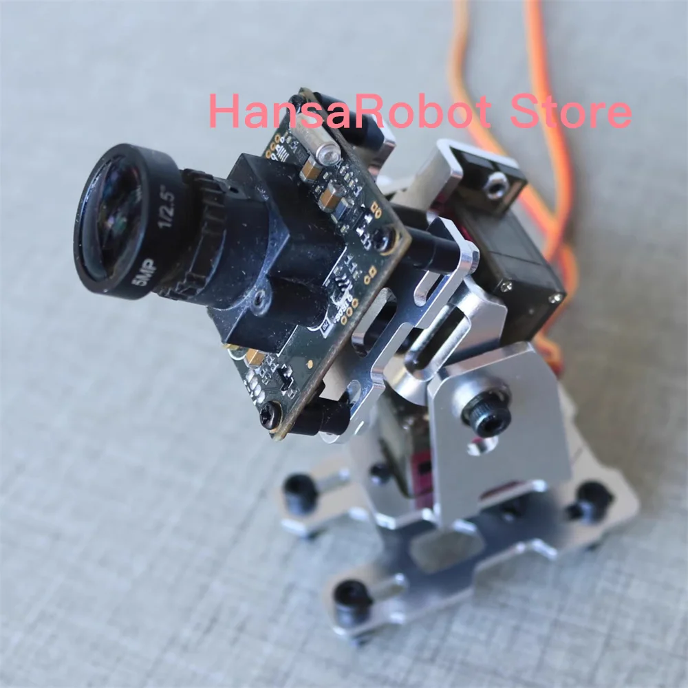 Metal Steering Engine Pan Tilt Bracket Sky End Fpv Head Tracking Dual Axis Model Camera 3