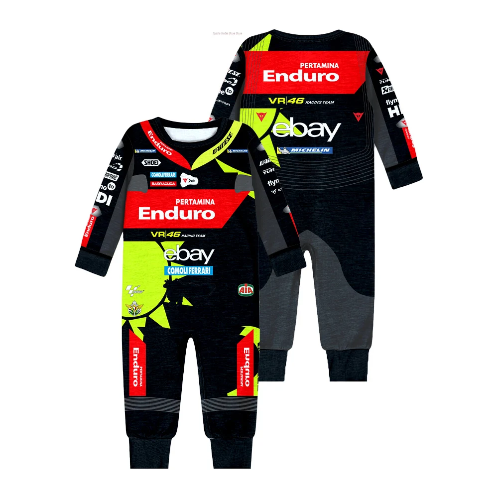 2024 New Cotton Baby Jumpsuit PERTAMINA ENDURO Branded Team Baby Boy and Girl Quick Drying Hot Selling Cycling One-piece Outfit