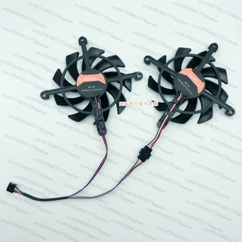 1pcs for RTX 3060Ti New Colorful Rainbow iCafe Graphics Card Silent Fan