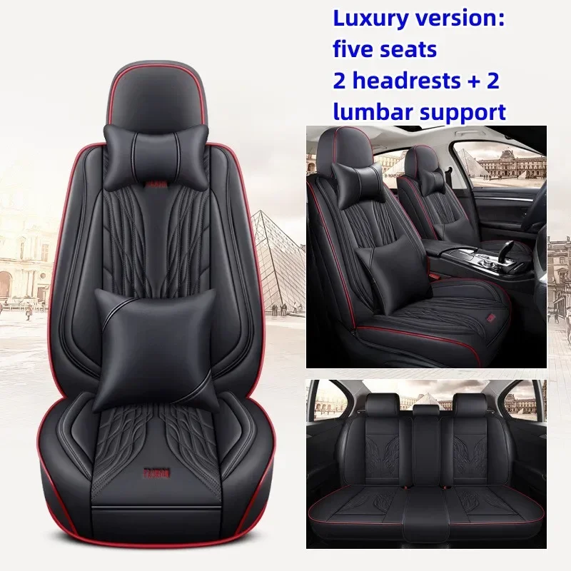 

NEW Luxury For Honda Accord X 2017 - 2022 Full Surrounded Faux Leather Custom Fitted Car Seat Covers Interior Accessories