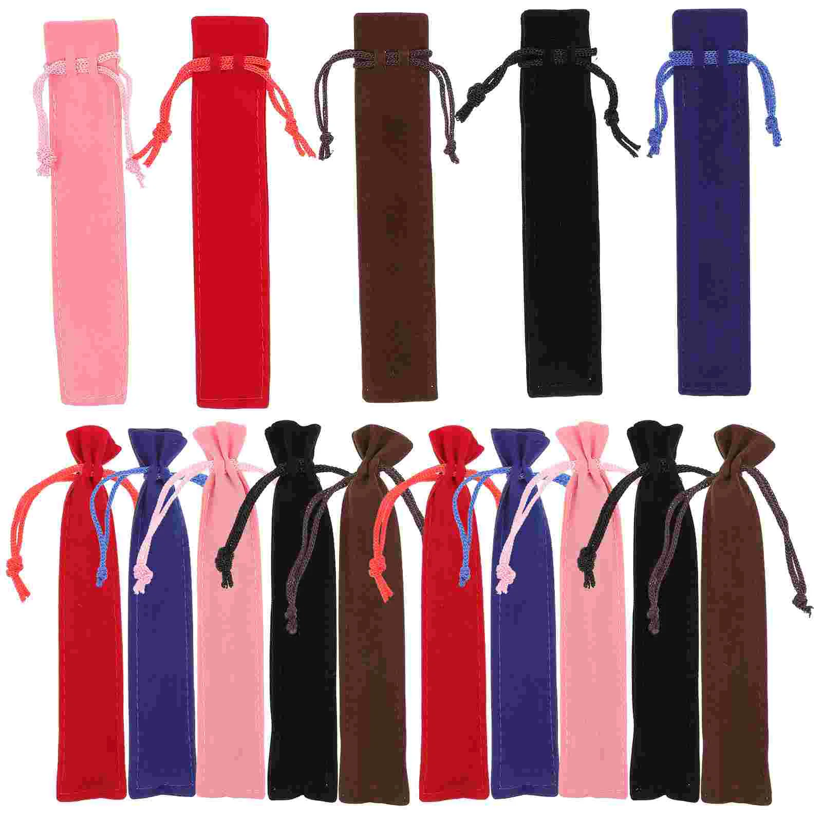Pen Sleeve Protective Storage Bag Drawstring Holder Pouch Flannel Case Gift Bags