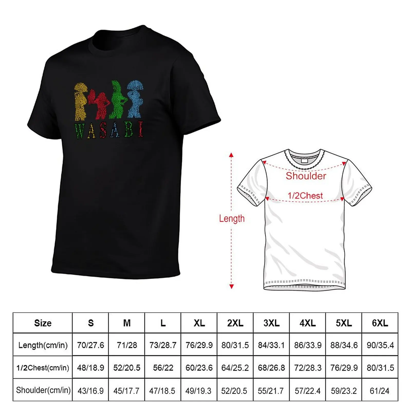 Wasabi LM T-Shirt t shirt man plain man t shirt graphic T-Shirt #2