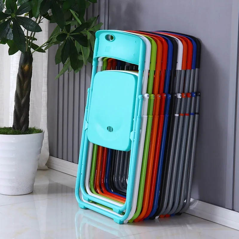 Simple Folding Chair Backrest Chair Home Portable Computer Chair Office Chair Conference Chair Dining Chair Dormitory Chair