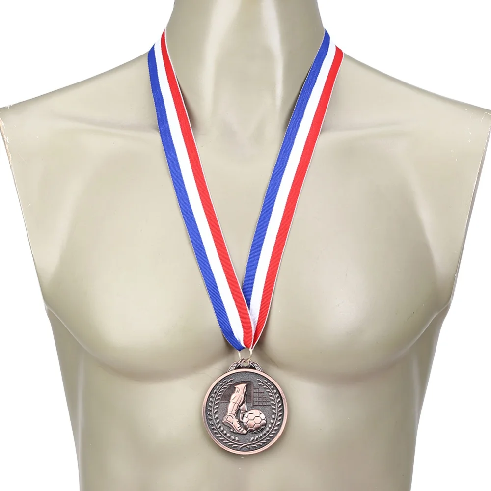 Football Competition Games Medals Zinc Alloy Sports Competition Awards Medals Wear- Collection Supplies